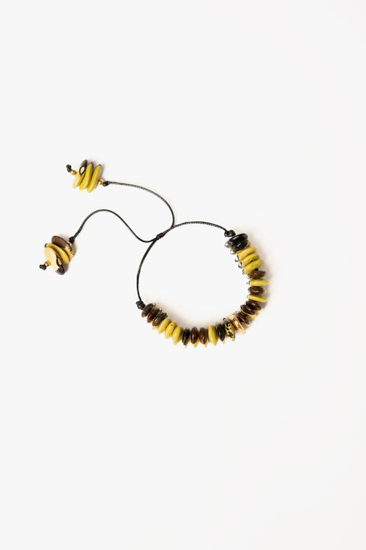 Pulsera Siembra Oro Frijol Verde