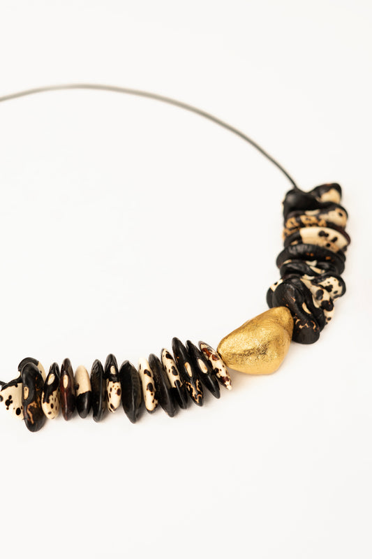 Collar Fruto Frijol Dalmata
