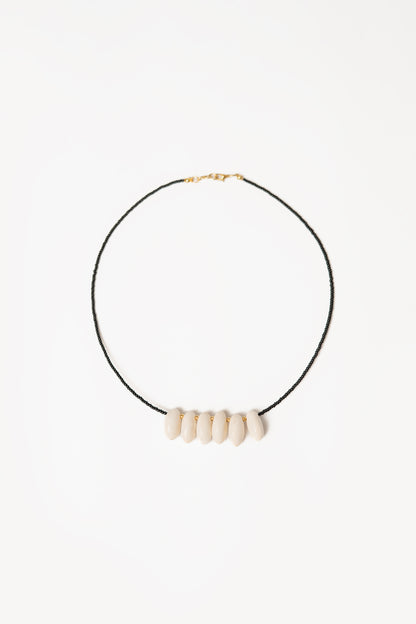 Collar Arado Frijol Blanco