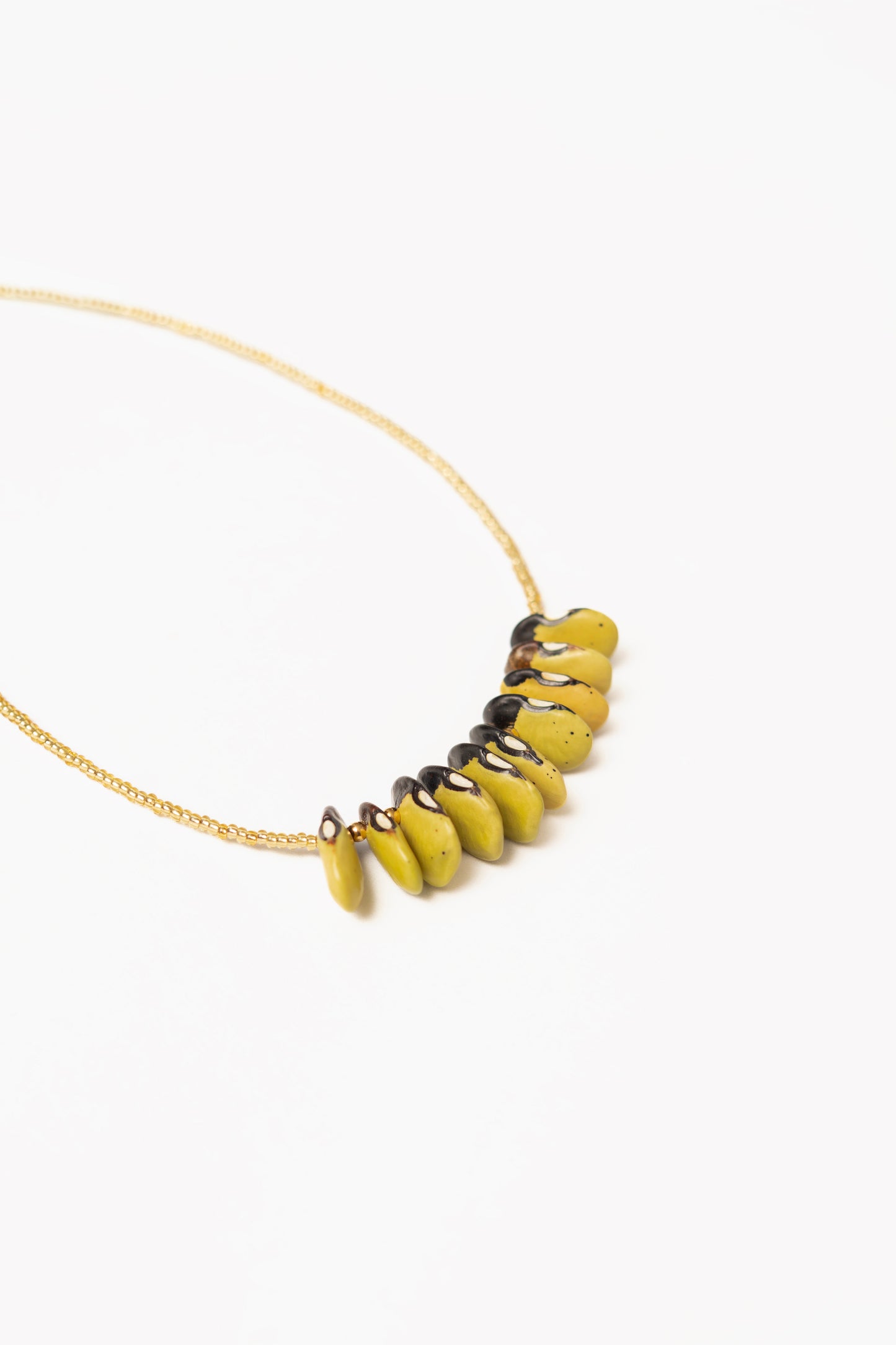 Collar Arado Frijol Verde