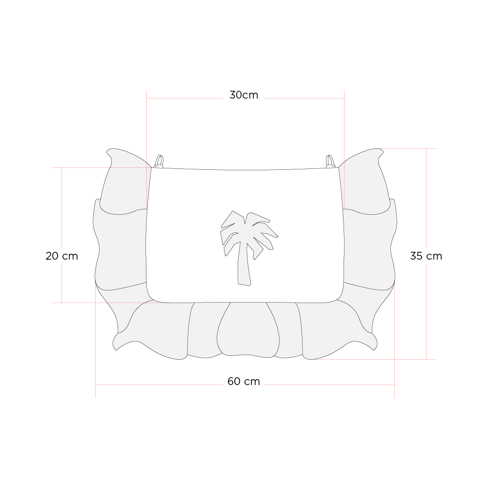 Tamaño de Bolso Bolero Small