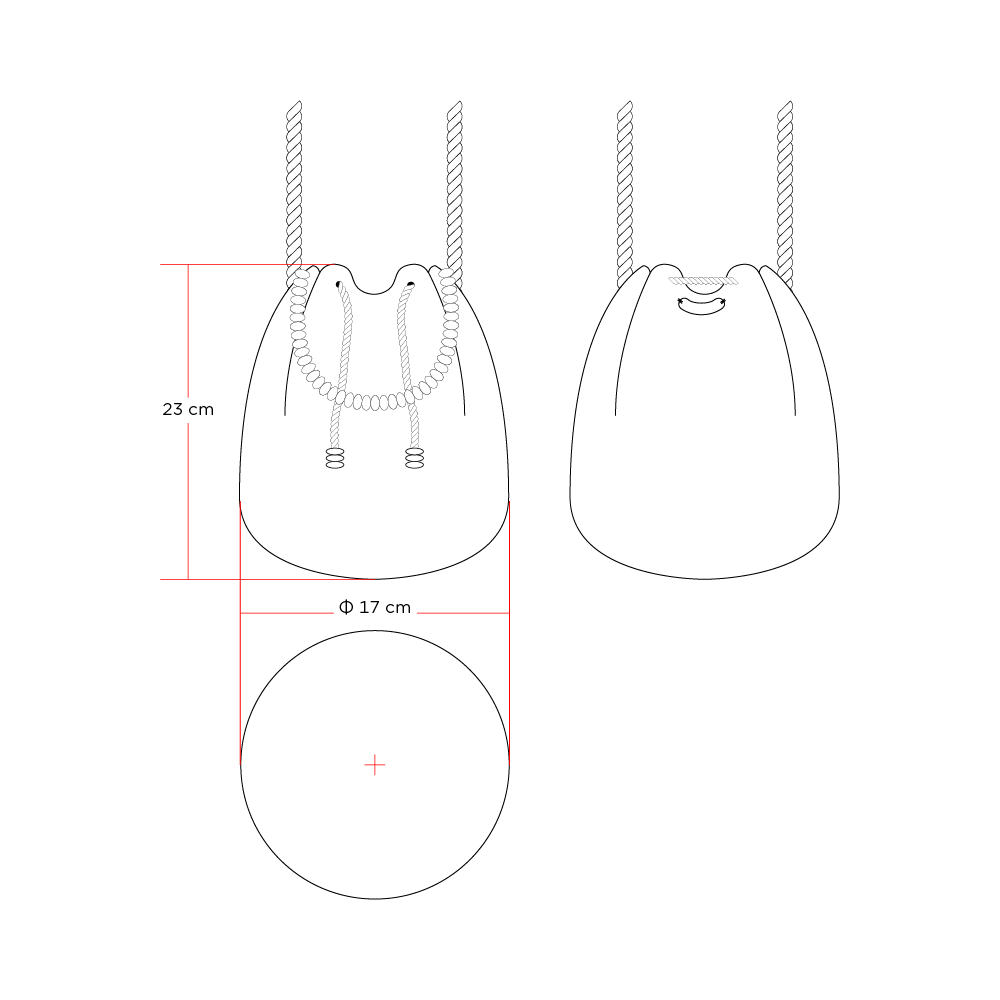 Tamaño de Mochila Guane Caminos Negros