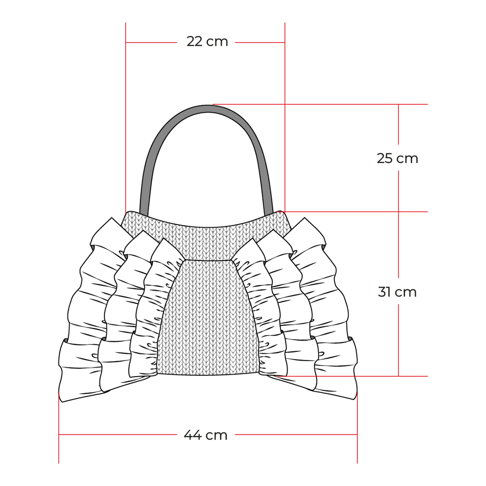 Tamaño de Vesta Río