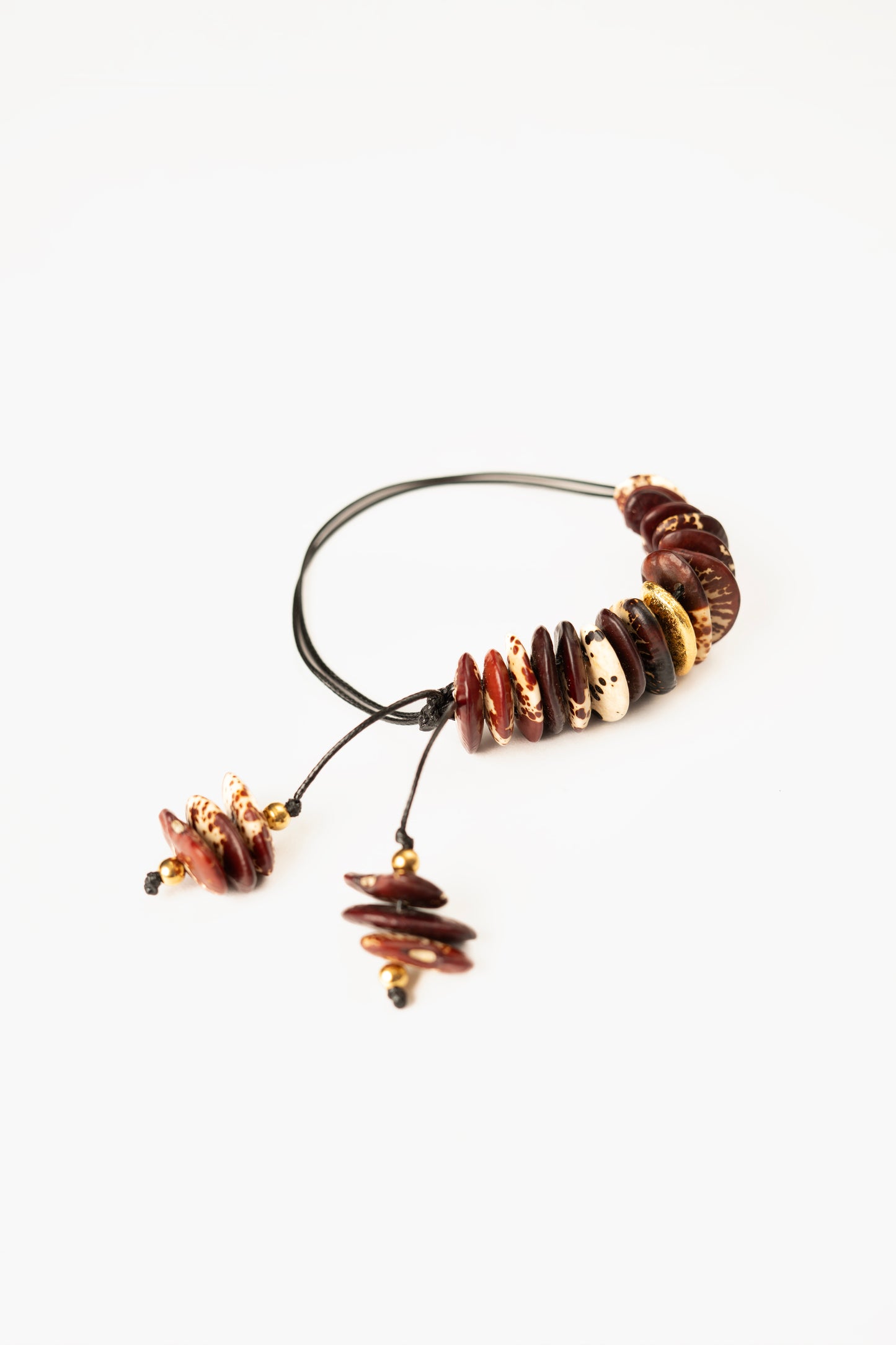Pulsera Siembra Oro Frijol Rojo